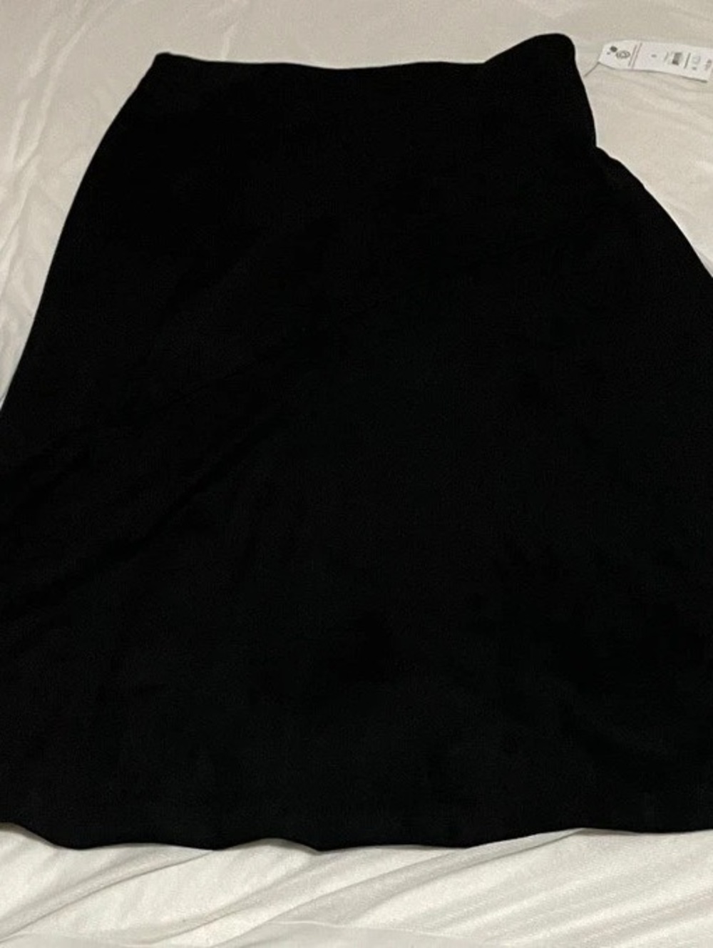 Time and Tru A-Line Skirt in Black Size 8 NWT